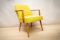 Small Yellow German Armchairs, 1960s, Set of 2 3