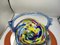 Colorful Glass Basket Plate from the Ząbkowice Steelworks, 1970s 4