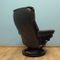 Vintage Black Lounge Chair from Stressless, Image 5