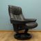 Vintage Black Lounge Chair from Stressless 1