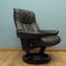 Vintage Black Lounge Chair from Stressless, Image 1