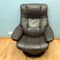 Vintage Black Lounge Chair from Stressless, Image 7