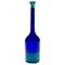 Botella de vidrio artístico de Gio Ponti para Venini Murano, 1989, Imagen 1