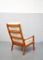 Mid-Century Oak Highback Senator Armchair by Ole Wanscher for Poul Jeppesen 3