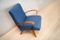 Blue Czech Armchairs, 1960s, Set of 2 4