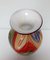 Mid-Century Multicolored Stained Glass Vase 5