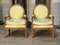 Französische Bergere Stühle, 1890er, 2er Set 4