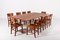 Großes Mid-Century Modern Dänisches Esszimmer Set von Illums Bolighus, 1960er, 10 . Set 1