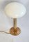 Brass Table Lamp with Opal Screen by Adolf Loos for Villa Steiner, 1950s 2