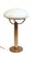 Brass Table Lamp with Opal Screen by Adolf Loos for Villa Steiner, 1950s 3