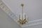Acanthus Leaf Chandelier in Brass and Glass by Carl Fagerlund for Orrefors, 1960s 12