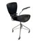 Model 3217 Swivel Desk Chair in Black by Jacobsen for Fritz Hansen, 1950s, Image 3