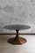 Dark-Finish Bamboo Table with Circular Smoked Glass Top from Vivai Del Sud, 1970s 2