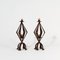 Spanish Sculptural Brutalist Candleholders attributed to Ferroarte, 1950, Set of 2 2