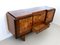 Italienisches Art Deco Sideboard aus Bruyèreholz & Ebonisierter Buche, 1940er 7