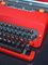 Máquina de escribir Valentine de Ettore Sottsass and Peter King para Olivetti, 1969, Imagen 9