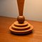 Art Deco Table Lamp in Burl Walnut, 1950s, Image 9
