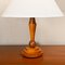 Art Deco Table Lamp in Burl Walnut, 1950s, Image 4