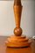 Art Deco Table Lamp in Burl Walnut, 1950s, Image 8