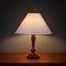 Art Deco Table Lamp in Burl Walnut, 1950s, Image 2