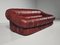 Vintage Piumino Sofa in Dark Cognac Leather attributed to De Pas, Durbino and Lomazzi for Dalloca, 1970s 2