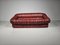 Vintage Piumino Sofa in Dark Cognac Leather attributed to De Pas, Durbino and Lomazzi for Dalloca, 1970s 1