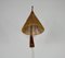 Mid-Century Teak and Rattan Swing Arm Wall Lamp attributed to Temde, 1960s, Image 5