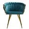 Chaises en Velours Bleu par Europa Antiques, Espagne, Set de 6 6