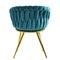 Chaises en Velours Bleu par Europa Antiques, Espagne, Set de 6 4
