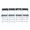Celestina Foldable Chairs by Marco Zanuso for Zanotta, 1978, Set of 4 4