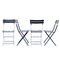 Celestina Foldable Chairs by Marco Zanuso for Zanotta, 1978, Set of 4 1