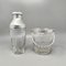 Italian Cut Crystal Cocktail Shaker with Ice Bucket by Arir, 1960s, Set of 2, Image 2