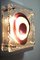 Esperia Design Steel and Glass Panel Wall Lamps by Angelo Brotto, 1960s, Set of 4 5
