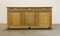 Danish Brutalist Light Oak Low Sideboard in the style of Henning Kjærnulf, 1970s, Image 4
