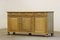 Niedriges dänisches Brutalistisches Sideboard aus heller Eiche im Stil von Henning Kjærnulf, 1970er 1
