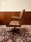 English Leather and Mahogany President Chair 3
