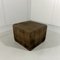 Brown Leather Pouf from de Sede, 1970s 12