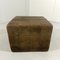 Brown Leather Pouf from de Sede, 1970s 2