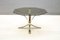 Vintage Brass & Smoked Glass Coffee Table, 1960s 1