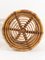 Rattan and Bamboo Stools attributed to Tito Agnoli, 1960s 3