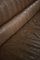 Mid-Century German Modern Brown Leather 4-Seater Sofa, 1970s 3