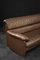 Mid-Century German Modern Brown Leather 4-Seater Sofa, 1970s 2
