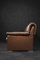 Mid-Century German Modern Brown Leather 4-Seater Sofa, 1970s 8