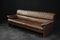 Mid-Century German Modern Brown Leather 4-Seater Sofa, 1970s 4