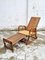 Italian Rattan and Wicker Chaise Longue, Italy, 1920s 9