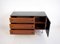 Mid-Century Walnut Veneer and Black Laminate Dresser by Greta Magnusson Grossman, Image 2