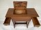 Mesa para máquina de coser de roble con cajones, 1979, Imagen 7