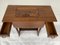 Mesa para máquina de coser de roble con cajones, 1979, Imagen 17