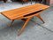 Table Basse Smilet Mid-Century en Teck par Johannes Andersen pour CFC Silkeborg, Danemark, 1960s 6