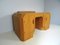 Anthroposophical Desk with Armrest Chair attributed to Felix Kayser, Set of 2, Image 5